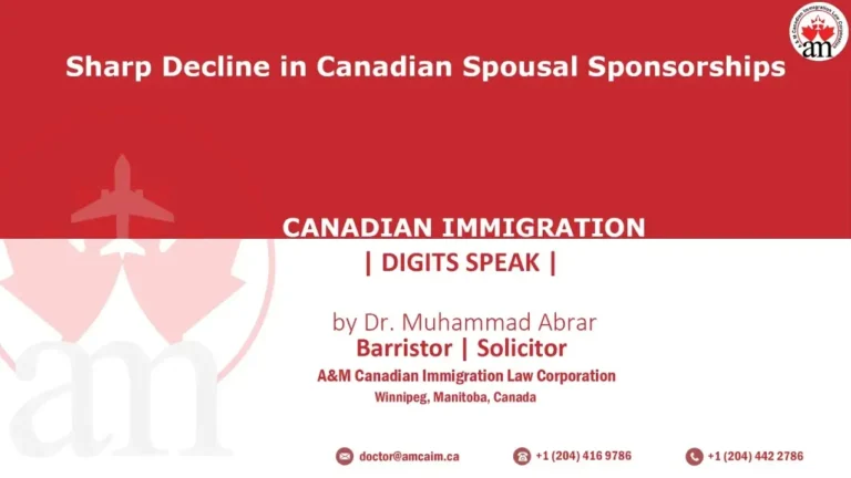 Decline in Canadian Spousal Sponsorship: What’s Happening?