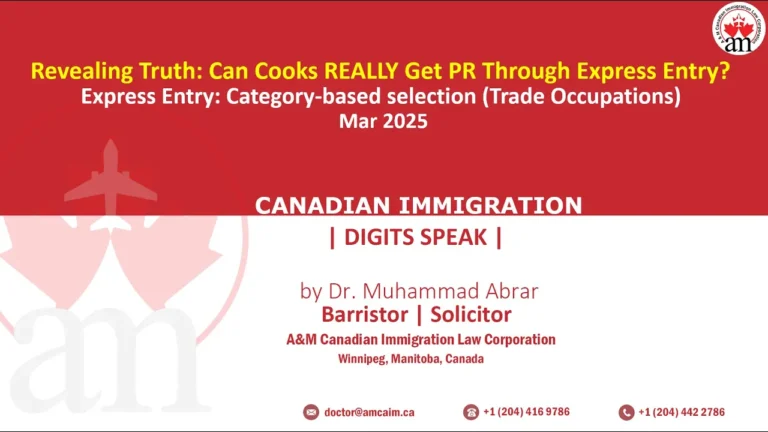 Can Cooks Really Get PR Through Express Entry in Canada?