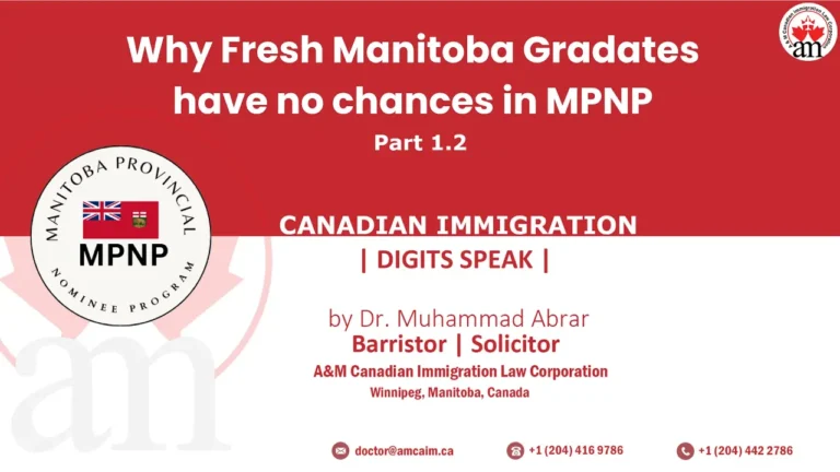 Why Fresh Manitoba Graduates Have Almost Zero Chance Under MPNP in 2025