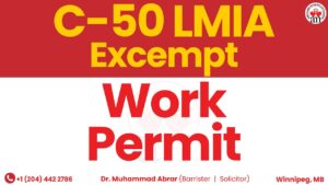 C50 LMIA-Exempt Work Permit