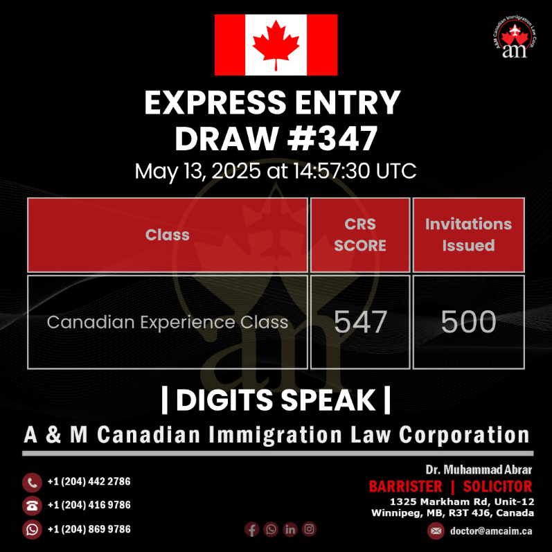 Express Entry Draw #347