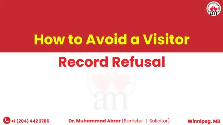How to Avoid a Visitor Record Refusal