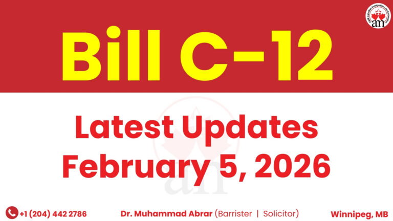 Bill C-12 Latest Updates: February 5, 2026