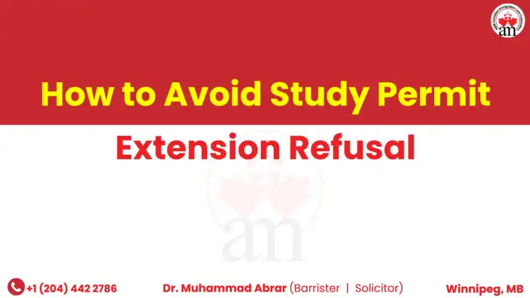 How to Avoid Study Permit Extension Refusal