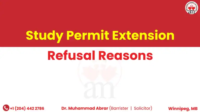 Study Permit Extension Refusal Reasons