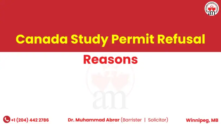 Canada Study Permit Refusal Reasons