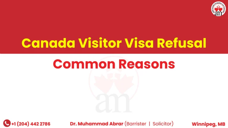 Canada Visitor Visa Refusal Common Reasons