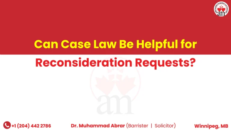 Can Case Law Be Helpful for Reconsideration Requests?