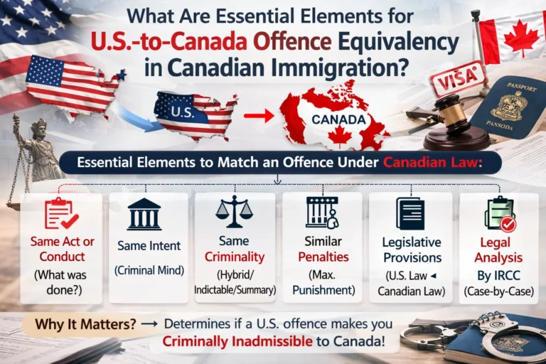 What Are Essential Elements for U.S.-to-Canada Offence Equivalency in Canadian Immigration?
