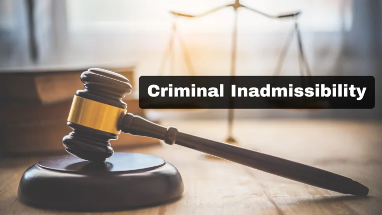 Criminal Inadmissibility: U.S. Citizens, Green Card Holders, and U.S. Non-Immigrants
