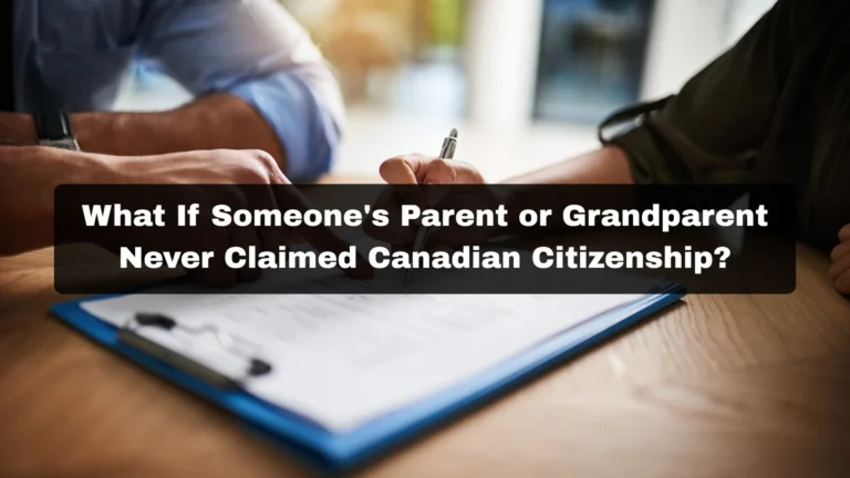 Claimed Canadian Citizenship?