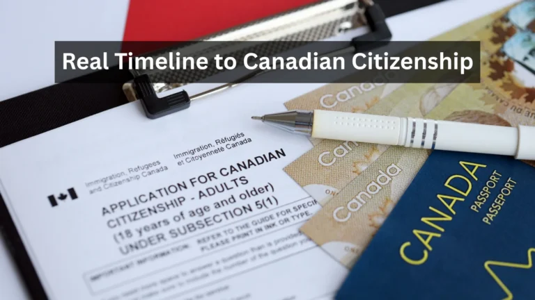 Real Timeline to Canadian Citizenship