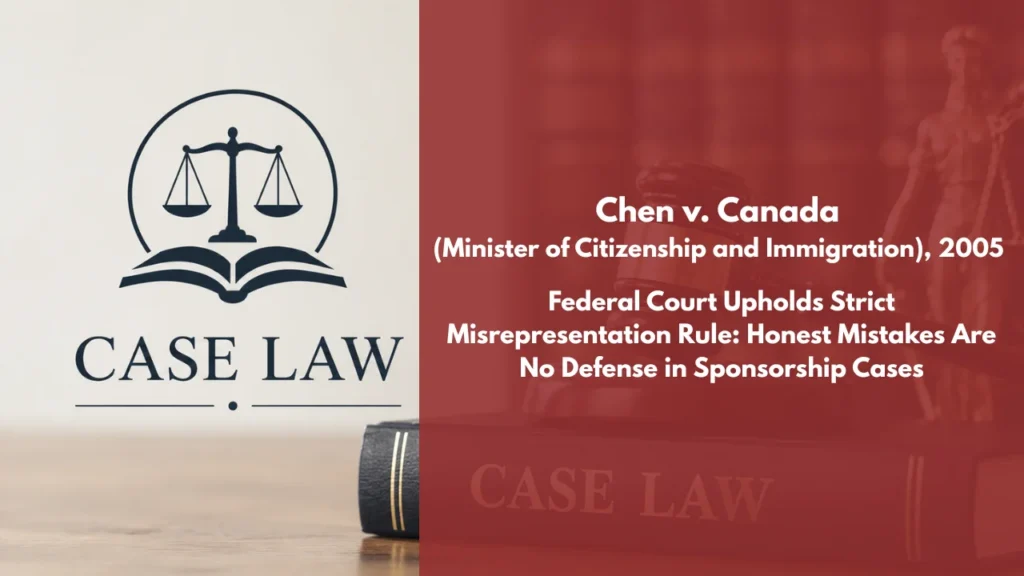 Chen v. Canada (Minister of Citizenship and Immigration)