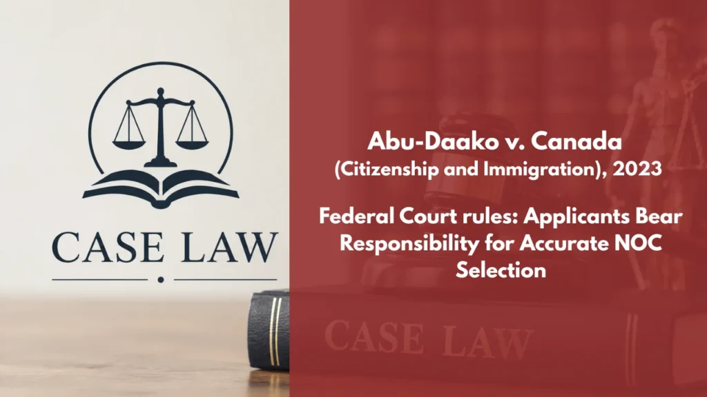 Adu-Daako v. Canada (Citizenship and Immigration)