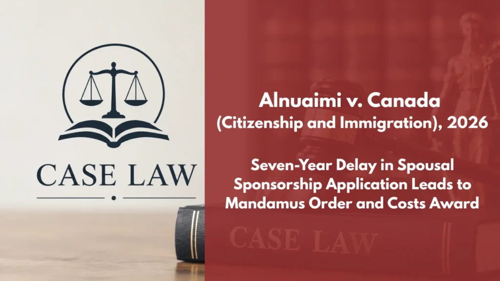 Alnuaimi v Canada Citizenship and Immigration