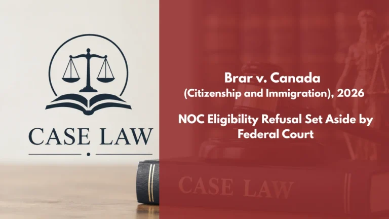 Brar v Canada (Citizenship and Immigration)
