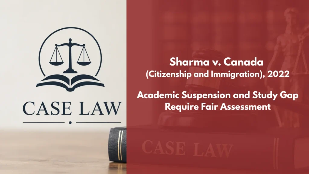 Sharma v Canada (Public Safety and Emergency Preparedness)