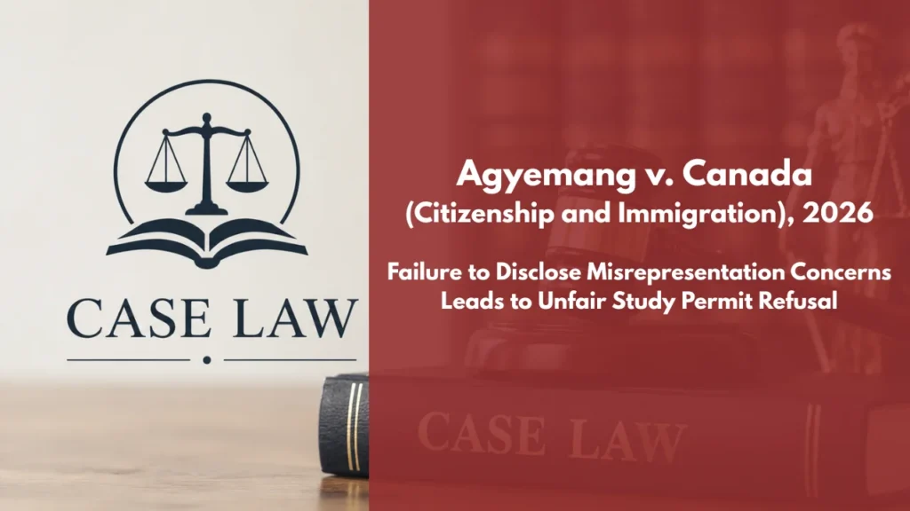 Agyemang v Canada (Citizenship and Immigration)