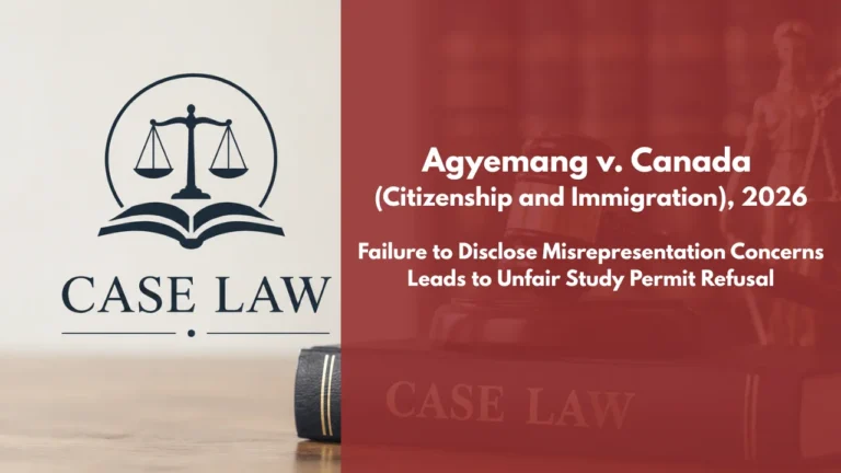 Agyemang v Canada (Citizenship and Immigration)