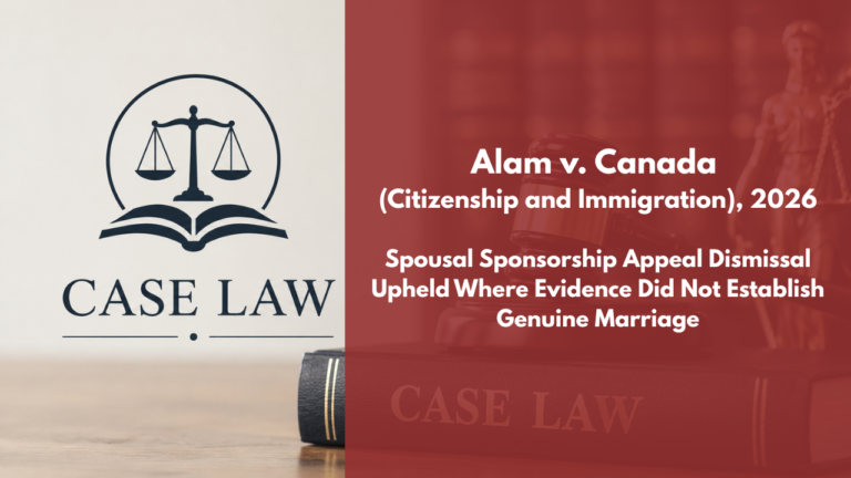 Alam v. Canada (Citizenship and Immigration)