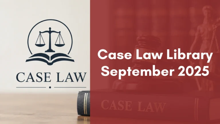Case Law Library : September 2025