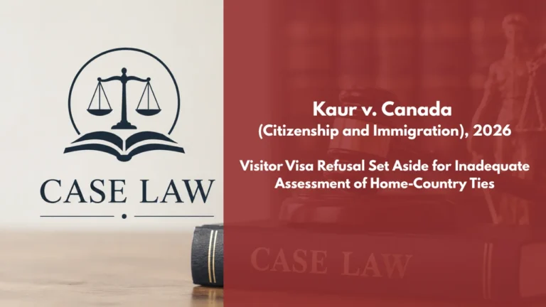 Kaur v Canada (Citizenship and Immigration)