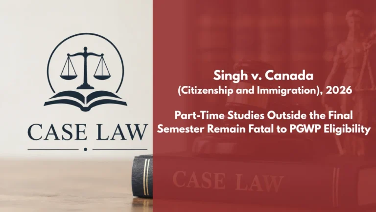Singh v. Canada (Citizenship and Immigration), 2026 FC 437