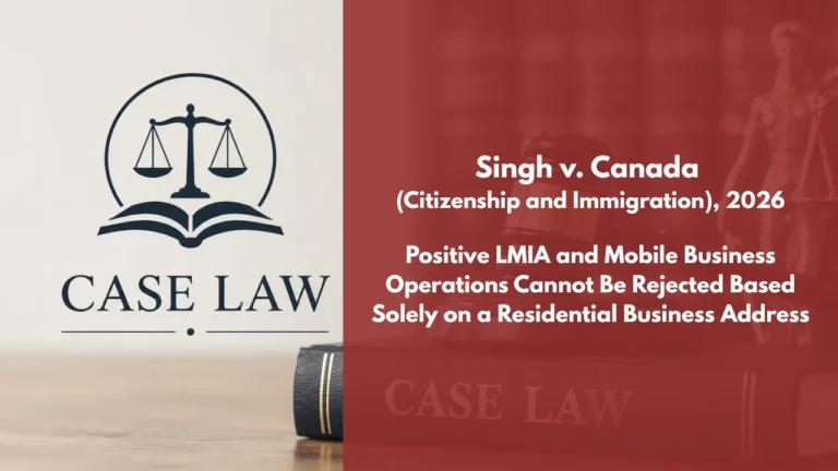 Singh v. Canada (Citizenship and Immigration)