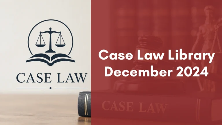 Case Law Library : December 2024