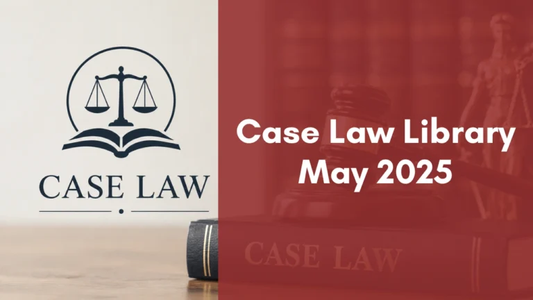 Case Law Library : May 2025