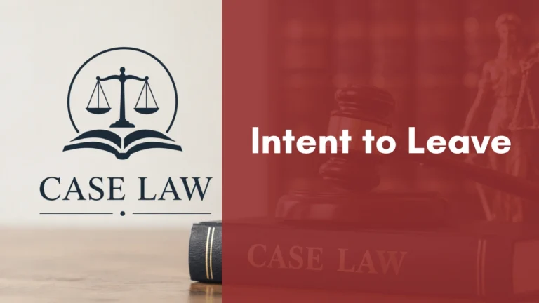 Intent to Leave