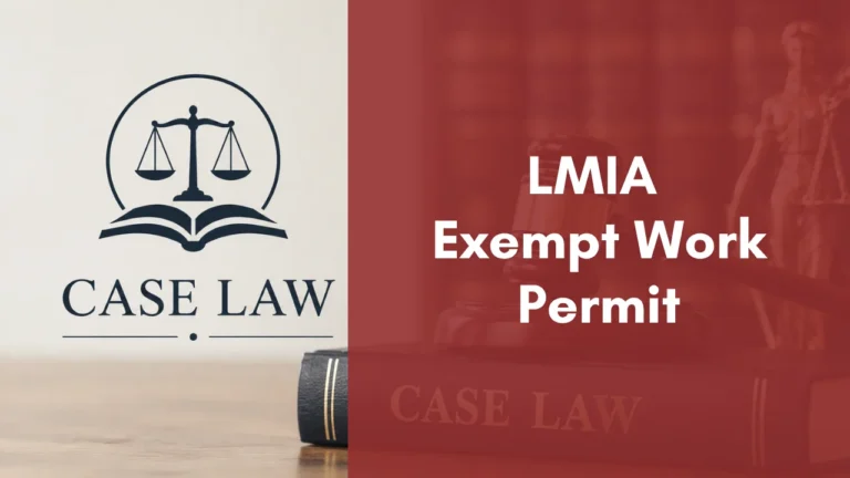LMIA Exempt Work Permit