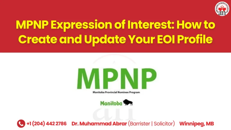 MPNP Expression of Interest: How to Create and Update Your EOI Profile