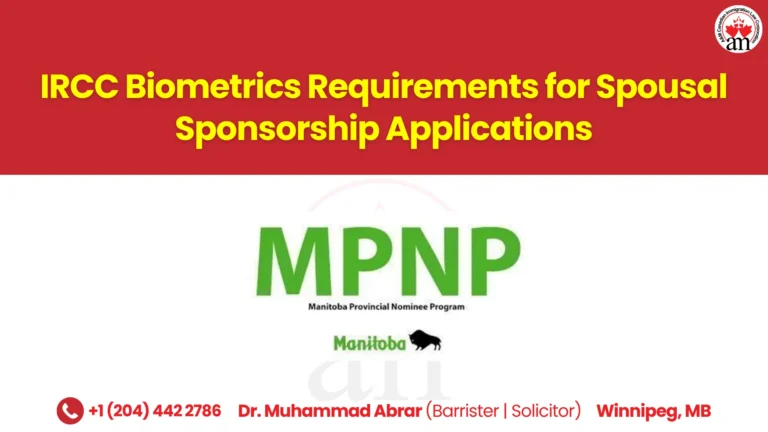 IRCC Biometrics Requirements for Spousal Sponsorship Applications