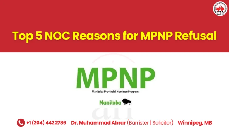Top 5 NOC Reasons for MPNP Refusal